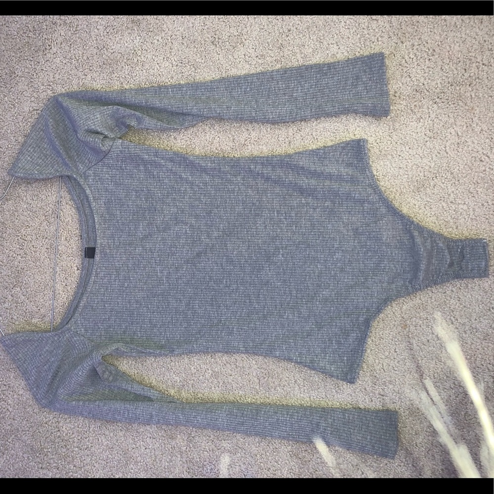 Never worn small gray bodysuit from francescas